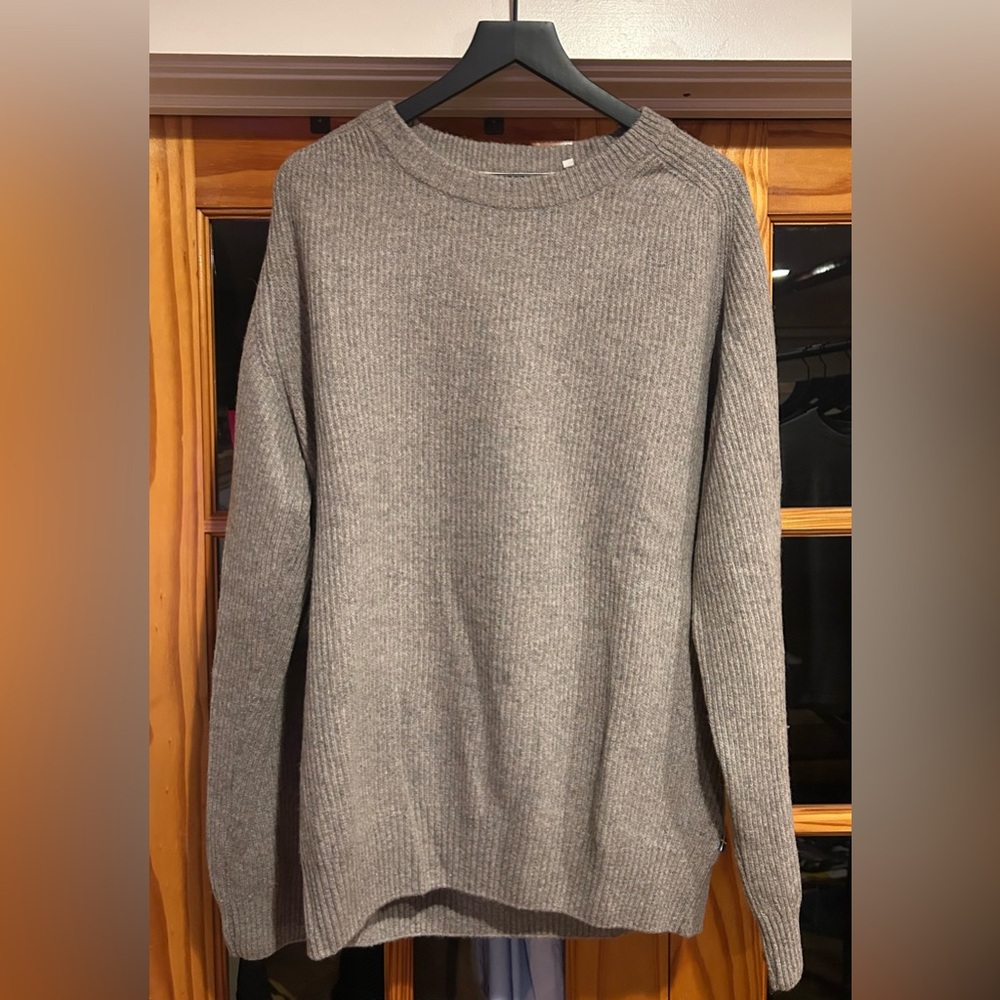 Fjallraven Men's Greenland Re-Wool  Crewneck Sweater Marbled Coloring